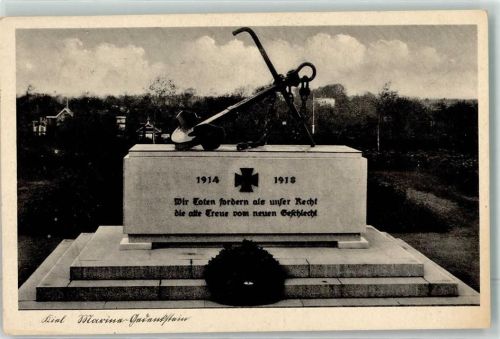 Kiel 1943 Kriegerdenkmal der Marine