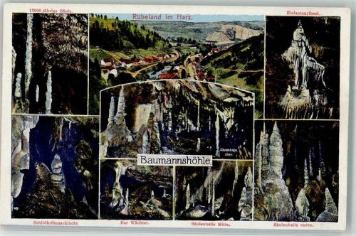 Elbingerode Rübeland im Harz Baumannshöhle
