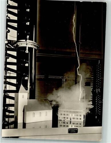 1967 Blitzmodell der Hochspannungsanlage Deutsches Museum München 34160