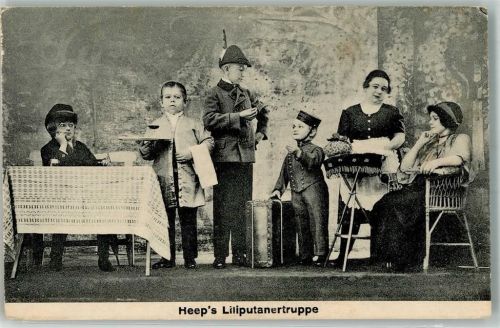 Heeps Liliputanertruppe Nordische Kunstanstalt Ernst Schmidt Lübeck Zirkus