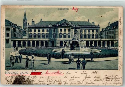 57000 Metz 1899 - Theater