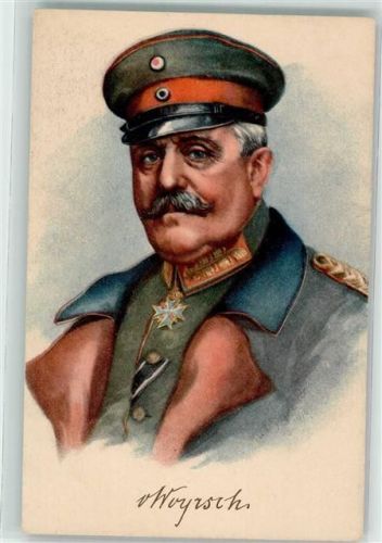 v. Woyrsch sign. Schneider Rückseite Zigaretten Werbung Jasmatzi General Künstlerkarte