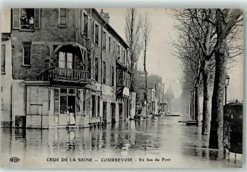 Courbevoie Hochwasser