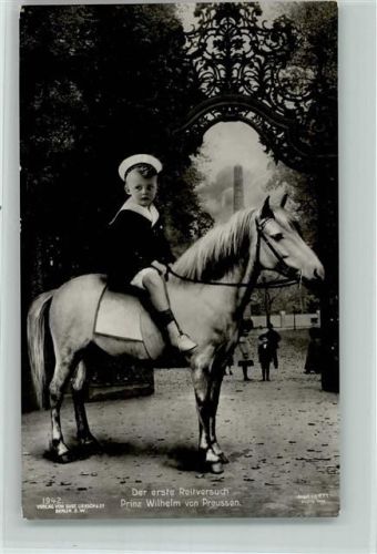 1908 Liersch 1942 - Der erste Reitversuch - Prinz Wilhelm