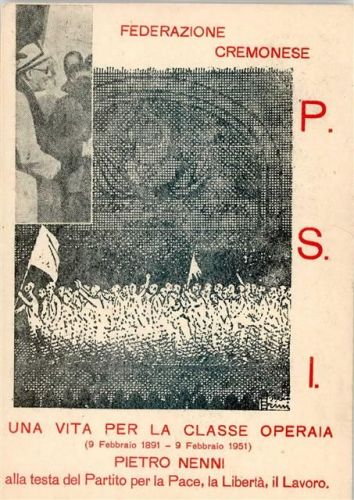 Rivolta d'Adda 1951 Ort lt. Stempel P.S.I. 1891-1951