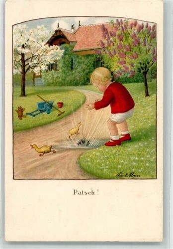 Enten Teddybär Kind Verlag Rökl 1447 Ebner, Pauli 1918