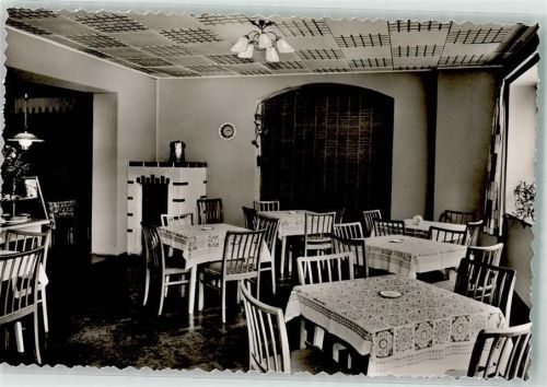 87509 W8970 Immenstadt i. Allgäu Foto AK Cafe Gasthaus Bayerischer Hof Gaststube