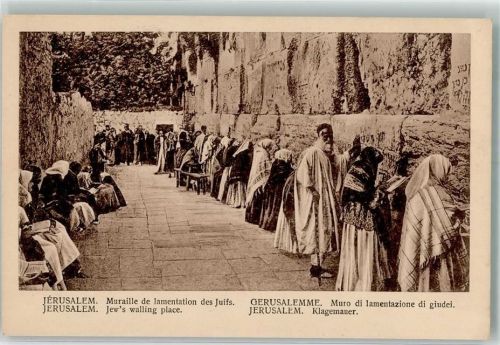 Jerusalem Klagemauer Tracht