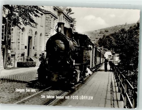 Altena Eisenbahn Dampfokomotive Foto Löffler