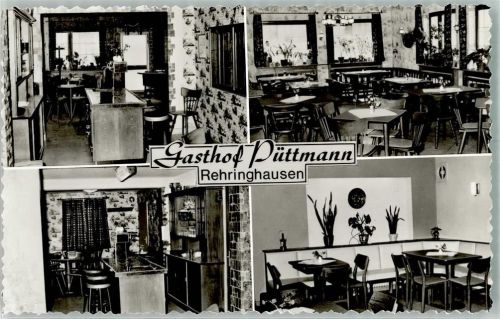 57462 W5960 Rehringhausen Foto AK Gasthaus Püttmann