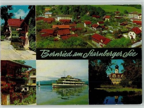 82347 W8139 Bernried , Starnberger See - Ausflugsdampfer Starnberger See