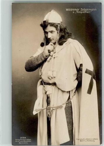 Charlottenburg Staegemann/Stägemann als Tempelherr Theater Schauspieler Ritter