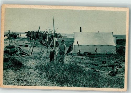 Alaska Tracht Camp de peche Expedition Nordpol Foto AK