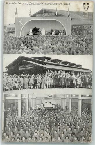 San Diego 1919 Gebrauchsspuren Knights of Columbus Building Camp Kearnay Kaserne