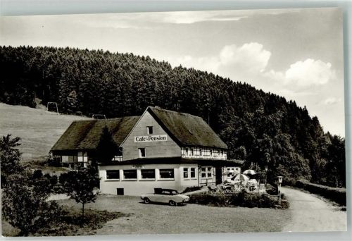 34513 W3544 Waldeck , Hess - Cafe Pension haus am Hoppern