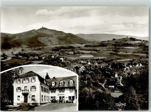 79669 W7863 Gresgen Foto AK Hotel Pension zum Löwen