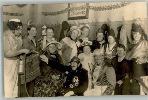 Kaufbeuren 1929 Fasching Ort handschriftlich