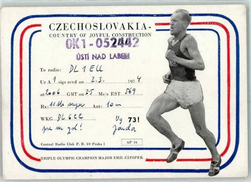 Amateurfunk Czechoslovakia 1954