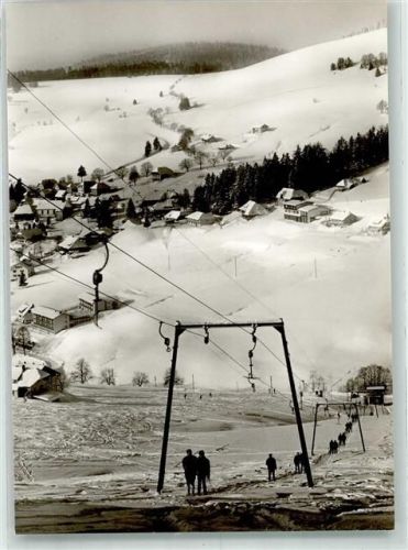 Todtnauberg Seilbahn Skilift Winter