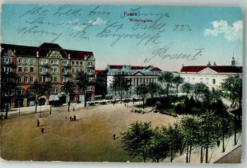 Posen 1916 Feldpost WK I E.L.I.R. 133 wilhelmsplatz