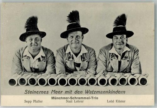 München Münchner Schrammel-Trio Steinernes Meer mit den Watzmannkinder Gamsbarthüte
