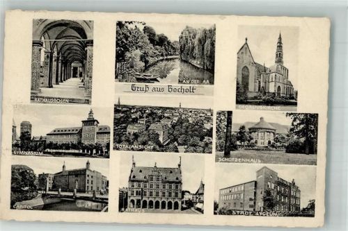 Bocholt Rathausbogen Georgiuskirche Schützenhaus Capitol Rathaus