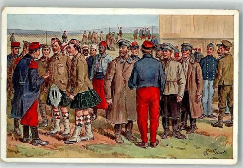 1915 Völkerschau unserer gefangenen Feinde WK I