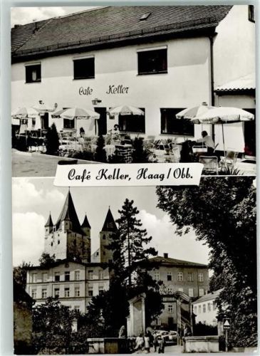 83527 W8092 Haag , Oberbay - Cafe Keller Terrasse Burganlage Haag