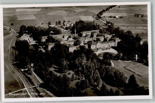 Deggendorf Fliegeraufnahme Freigegeben d. R.L.M.