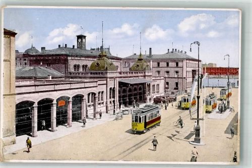 Ludwigshafen Hauptbahnhof Straßenbahn Oldtimer Fahrrad