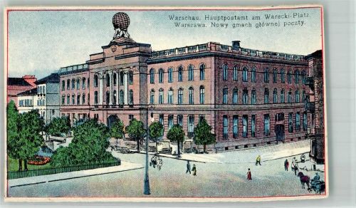Warschau Postamt Warecke-Platz