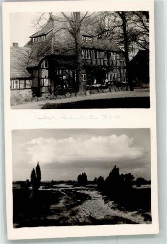 Wilsede 1937 Gasthaus Heidemuseum Ort lt. Stempel