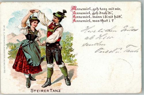 1898 Steirer Tanz Trachten