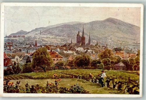 Neustadt 1917 sign. Croissant Künstlerkarte