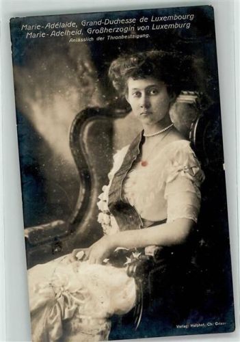 1912 Marie-Adelheid Großherzogin Thronbesteigung AK