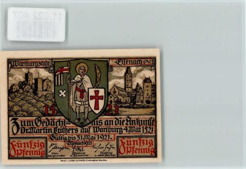 Eisenach Notgeldschein