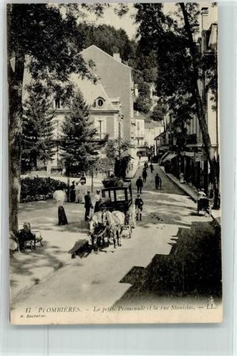 Plombieres-les-Bains la Rue Stanislas