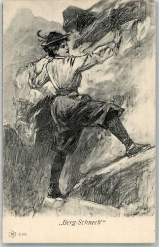 Junge Frau Berg-Schneck am Kletterhang Novitas 51163