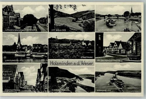 Holzminden Oberestrasse Halbemondstrasse Kiekenstein