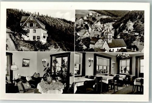 Willingen Pension Haus Bergfrieden Ort handschriftlich