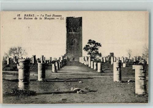 Ruine de la Mosquee Ruine der Moschee Hassan