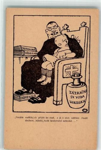 Karikatur Katholiken Religion