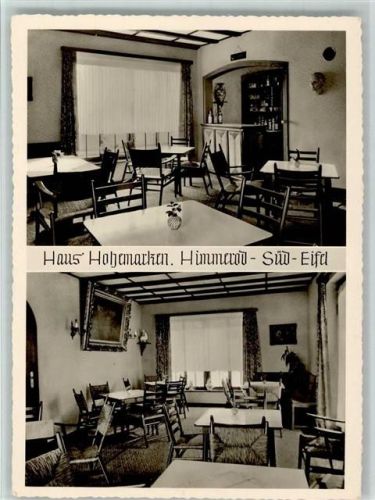 Himmerod Haus Hohenmarken Innenaufnahmen 2-Bildaufnahme