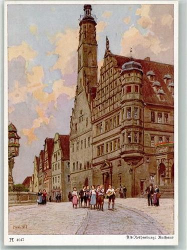 Rothenburg Ackermann Nr. 4047 Rathaus