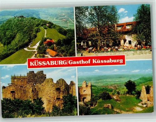 Bechtersbohl Gasthof Pension Küssaburg mit Ferienheim Bernauer Burgruine 4-Bildaufnahme