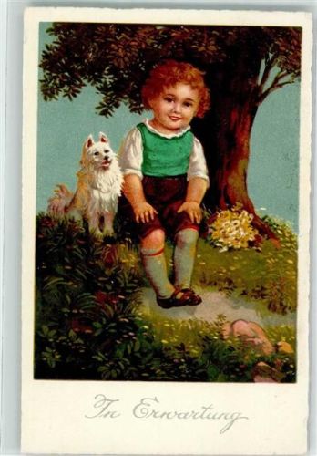 Verlag Begro 7687 In Erwartung Kind und Hund