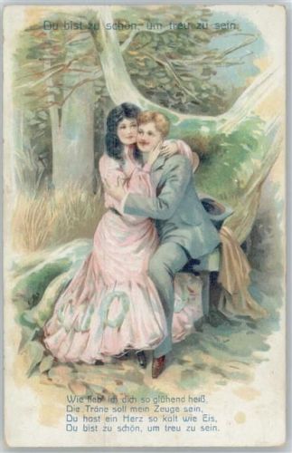 Serie 3047 - Du bist zu schön, um treu zu sein ca 1908 AK