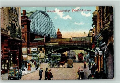 Berlin Mitte Bahnhof Friedrichstrasse Eisenbahn