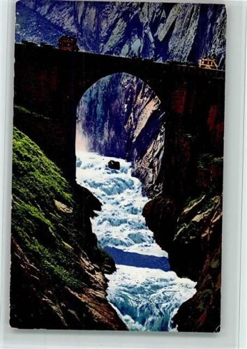 Göschenen Die Teufelsbrücke Gotthard