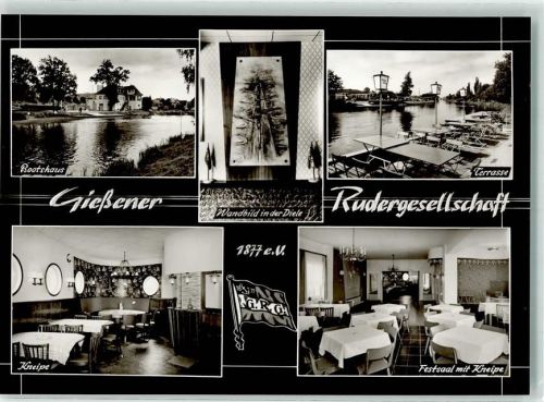 Gießen Gasthaus Bootshaus Rudergesellschat 1877 e.V. Foto Metz